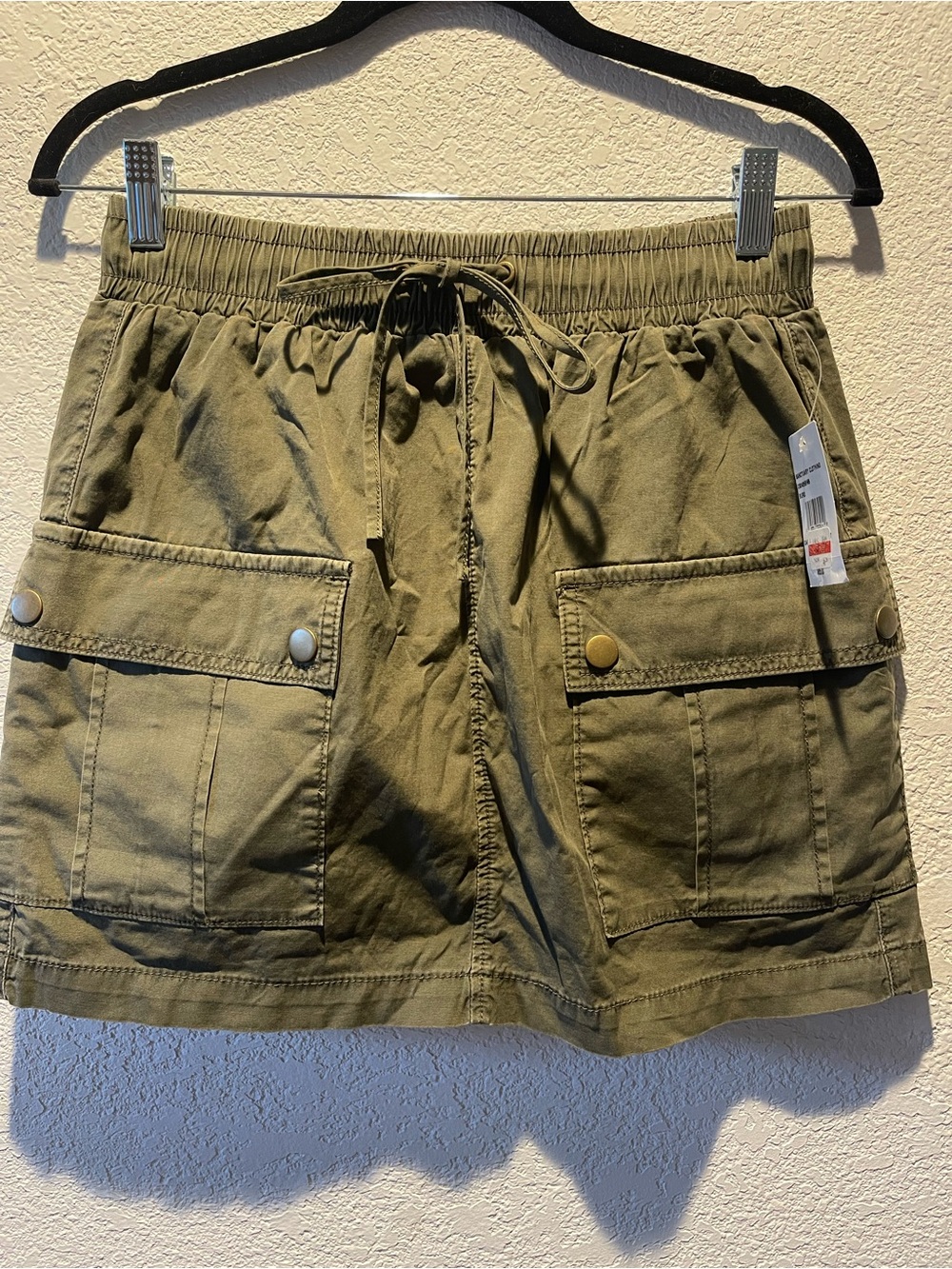 NEW Sanctuary Olive Green Cargo Mini Skirt, Small - Picture 4 of 8